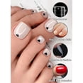 thumbnail image 2 of shiyou-Toe Dual Nail Forms for Poly Gel Toenail Extension, Long Square Toe Nail Tips Polygel Toenail Kit for Pedi Nail Extension, Reusable Nail Tips Mold, 120Pcs 12 Sizes, 2 of 4