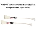 thumbnail image 4 of RED WOLF Pro Tweeter Speaker Wiring Harness Adapter with Wire Harness for Toyota & Subaru, 7.8 in, 4 of 6
