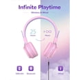 thumbnail image 5 of iClever Kids Bluetooth Wireless Headphones Colorful LED Lights with MIC, 25H Playtime, 5 of 7
