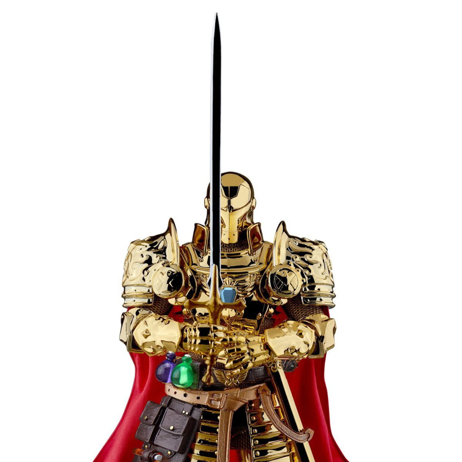 Medieval Knight Iron Man Gold DAH-046SP 8-Ction Figure - PX