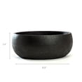 thumbnail image 4 of K-Cliffs Home Decor 8.9 inch Round Cement Minimalist Succulent Planter/Pot (Black), 4 of 10