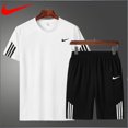 thumbnail image 1 of Ropa De Verano Traje Deportivo Conjunto De 2 Piezas Pantalones Cortos De Manga Cortapangjing, 1 of 3