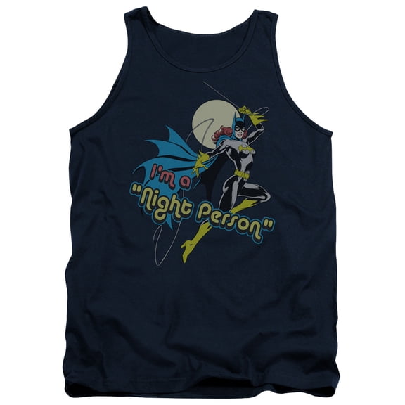 DC Comics Night Person Adult Tank Top Navy