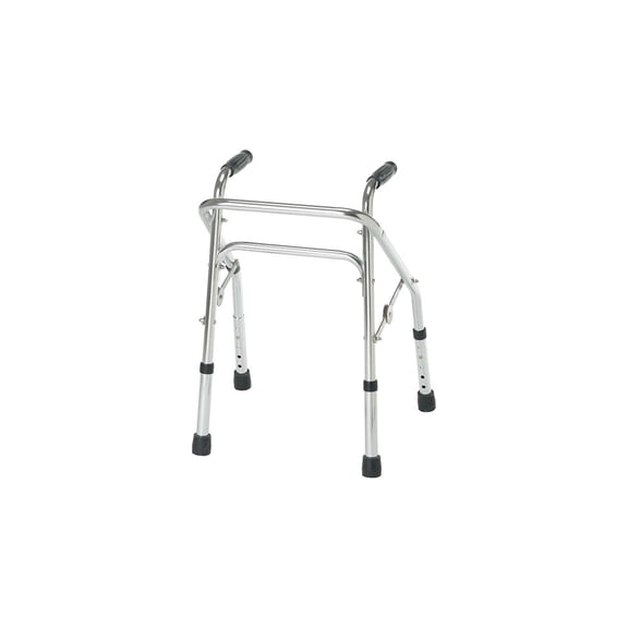 Medline Pediatric Children's Folding Walker, User Height 4' - 4'8"