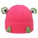 thumbnail image 1 of Gorro de lana con protección para las orejas con forma de rana de dibujos animados, divertido gorro de lana holgado y cálido para esquiar en invierno, 1 of 5