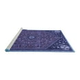thumbnail image 2 of Ahgly Company Machine Washable Indoor Rectangle Persian Blue Traditional Area Rugs, 2' x 5', 2 of 4