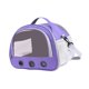 thumbnail image 5 of Bolsa de transporte para hámster, de malla transpirable, ligera, con cierre de cremallera, portátil Violeta, 5 of 9