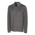 thumbnail image 2 of Men's Cutter & Buck Gray Rocket City Trash Pandas DryTec Advantage Tri-Blend Pique Long Sleeve Polo, 2 of 3