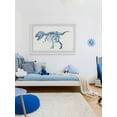thumbnail image 6 of Marmont Hill Blue T-Rex Skeleton Framed Wall Art, 6 of 6