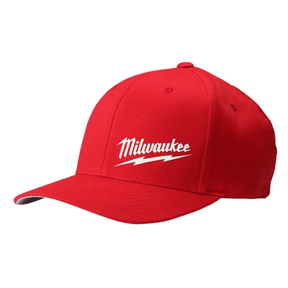 Milwaukee 504R-LXL FLEXFIT Casquette Ajustée - Rouge, Grand/très Grand