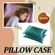 thumbnail image 3 of Funda de almohada de satén Advancent 2 piezas azul verde, 3 of 6