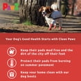 thumbnail image 3 of Botas para perros Protex PawZ de goma, impermeables para todo tipo de clima, negras, 3 of 7