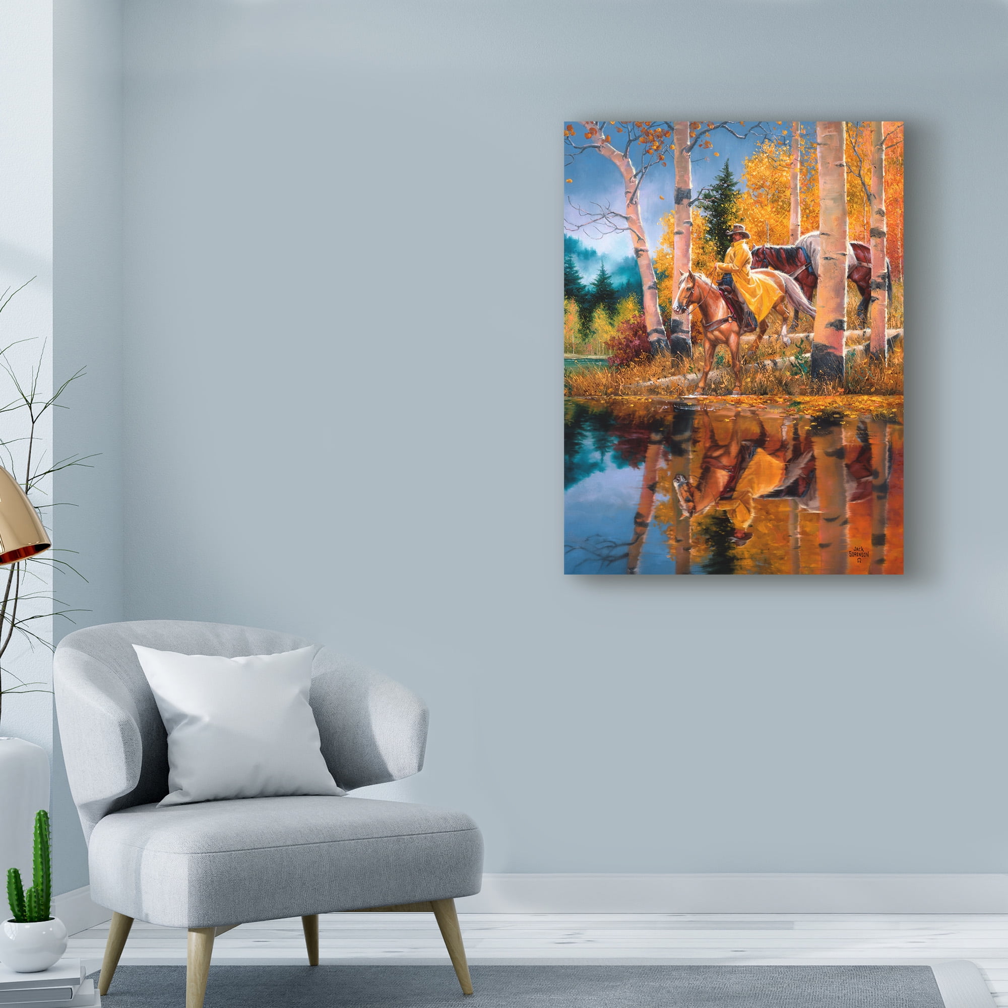 Trademark Fine Art 'When all that Glitters' Canvas Art by Jack Sorenson