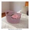 thumbnail image 4 of Set 2 Canastas Rattan Oval Rosa Magnolia LA ARDILLA #corazonesrosas, 4 of 4