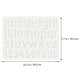 thumbnail image 2 of Molde de letras de números de 1 pieza molde de resina epoxi de cristal DIY molde de silicona hecho a mano, 2 of 5