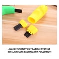 thumbnail image 2 of ABS Keyboard Vacuum USB Replacement Solid Color 10W Laptop Window Drawer Duster Dust Remover Cleaning Tool Accessories Yellow, 2 of 9