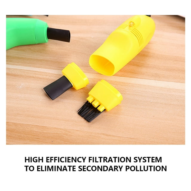 ABS Keyboard Vacuum USB Replacement Solid Color 10W Laptop Color 10W 5V Window Drawer Duster Dust Remover Cleaning Tool Accessories Yellow