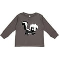 thumbnail image 3 of Inktastic Cute Woodland Animal Skunk Boys or Girls Long Sleeve Toddler T-Shirt, 3 of 5