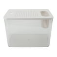 thumbnail image 4 of Petit Aquarium en Plastique Transparent pour Poissons Rouges Crevettes Betta Mini Enceinte de Bureau Déco Maison, 4 of 7
