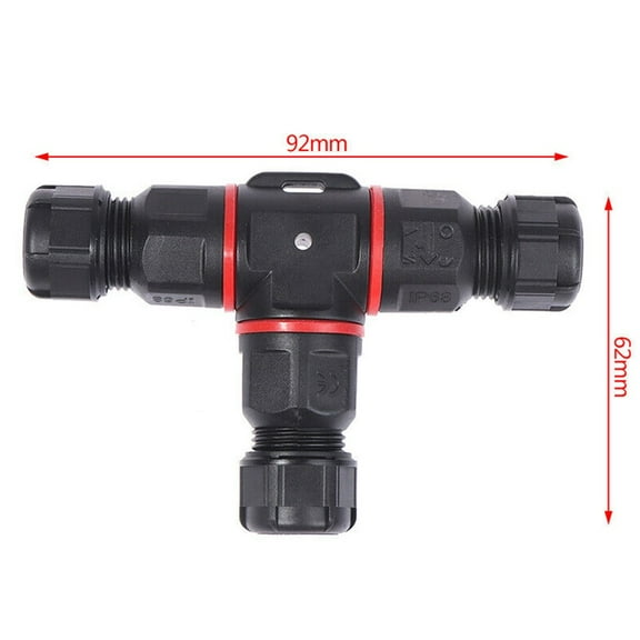 3 Way T Pole Core Joint Outdoor Ip68 Waterproof Electrical Cable Wire Connector