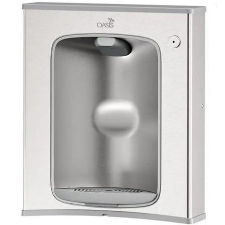 Oasis International 507012 17.625 in. PWSBF Retrofit Sports Bottle Filler - Stainless Steel Alcove