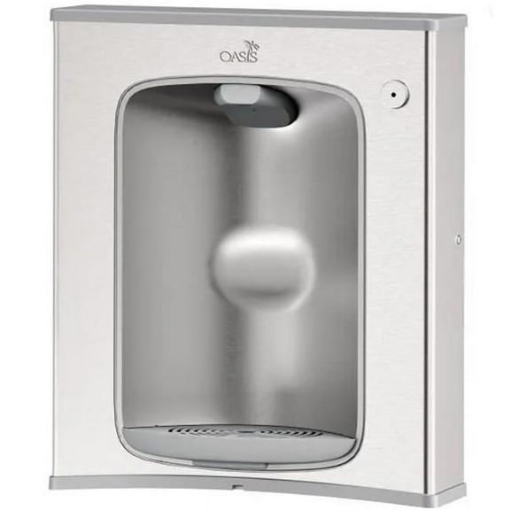 Oasis International 507012 17.625 in. PWSBF Retrofit Sports Bottle Filler - Stainless Steel Alcove
