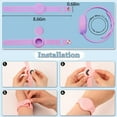 thumbnail image 2 of Waterproof AirTag Bracelet for Kids, Hidden Silicone Wristband for AirTag, GPS Tracker Case for Air Tag Holder Strap Band for Child Toddler, Secure Anti-Loss Protection, Violet, 2 of 6