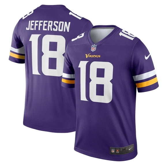 Men's Nike Justin Jefferson Purple Minnesota Vikings Legend Player Performance Top