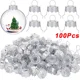 thumbnail image 3 of 200/100Pcs Round Christmas Ball Ornaments Caps Removable Gold Hangers Cap For DIY Xmas Tree Ball Home New Year Party Decoration, 3 of 5