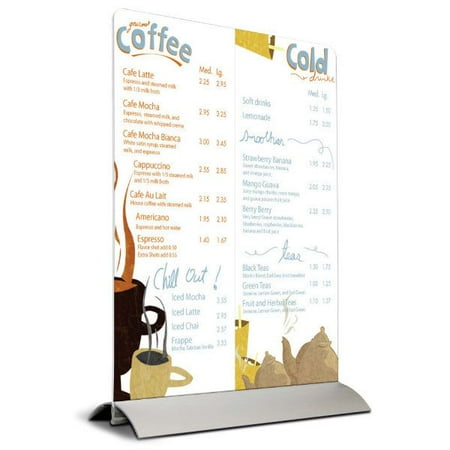 Acrylic Base - Swing Wing Sign Holder 8.5