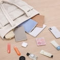 thumbnail image 5 of Muka Puffy Tote Bag with Compartments, Quilted Shoulder Bag Handbag for Travel, Work, Gym-Pink, 5 of 6