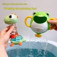 thumbnail image 2 of Baby bath water toy - 2pcs Baby Bath Toy Set, Dinosaur Spiral and Frog sprinkling kettle Water Bathtime Shower Summer Birthday Gifts 18 Month 2 3 4 Year Old Kids Boy Girl Infant, 2 of 3