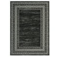 thumbnail image 5 of Yesfashion Carpets Area Rugs Washable 1150Gsm Velvet Pearl Velvet Washed Back Folding Printed Carpet Sqd-Modern-Qiankun Yajing Black tone 5*7ft, 5 of 7