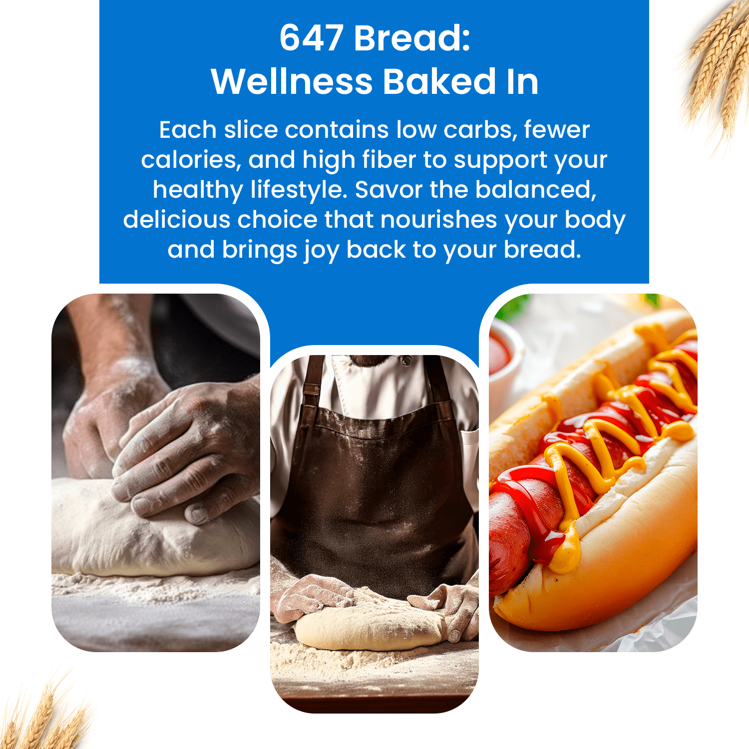 Schmidt Old Tyme 647 Long Rolls - Soft White Bread Rolls, 33% Fewer Calories, 9g Fiber, Smart & Healthy