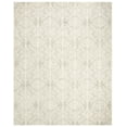 thumbnail image 2 of SAFAVIEH Blossom Asher Geometric Wool Area Rug, Silver/Ivory, 8' x 10', 2 of 7
