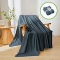 thumbnail image 4 of Specollect Clearance 2Pcs Flannel Multifunctional Summertime Throw Blanket - Super Soft, Cozy, and Warm Knitted Throw Blanket for Couch, Sofa, Bed, and Room Decor All Seasons Use 70x100cm, 4 of 7