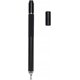 thumbnail image 1 of 2 pieces of dual-purpose capacitive pens for writing + disc (black + silver), 1 of 2