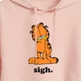 thumbnail image 3 of Garfield - Sigh Garfield - Juniors Cropped Pullover Hoodie, 3 of 5