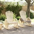 thumbnail image 6 of vidaXL Rocking Adirondack Chair Chaise Lounge Seating Furniture Solid Wood Fir, 6 of 9