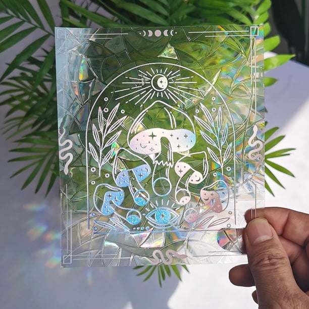 Pegatinas De Ventana Película Estática Sin Pegamento Calcomanía De Arte Decorativo De Pvc (Rps061)