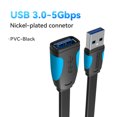 thumbnail image 3 of Vention-Cable de extensión USB 3,0, Cable de datos macho a hembra para Smart TV, PS4, Xbox One, PC, USB 2,0, 3 of 5