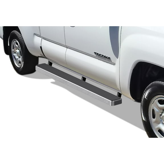 APS Running Boards 5 inches Compatible with Toyota Tacoma 2005-2023 Access Cab 304 Stainless Steel (Nerf Bars Side Steps Side Bars)