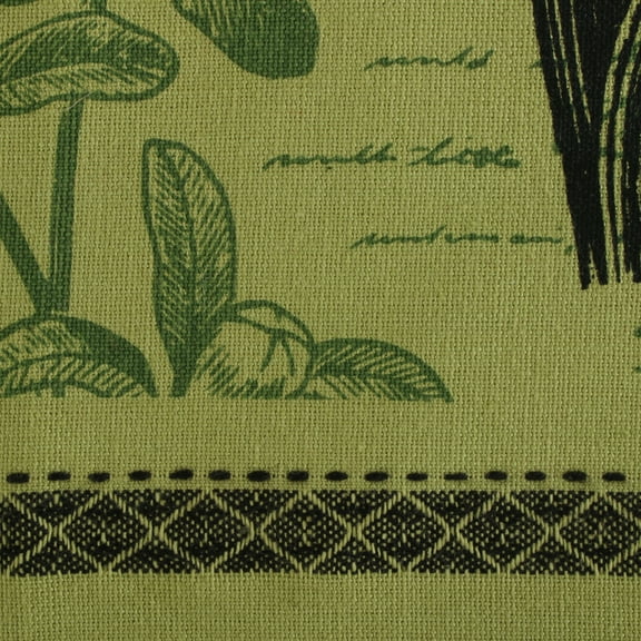 Botanical Print Kitchen Textiles, 18x28", Botanical Flowers, 3 Pieces