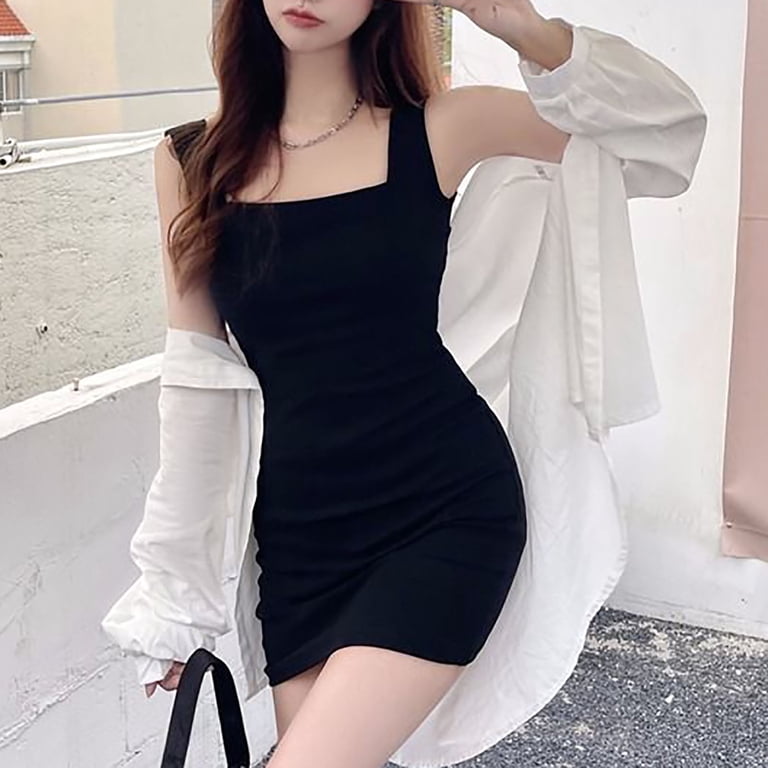 square neck spaghetti strap bodycon dress Femme Cradle - Spaghetti Strap Square-Neck Floral Print Mini Bodycon Dress