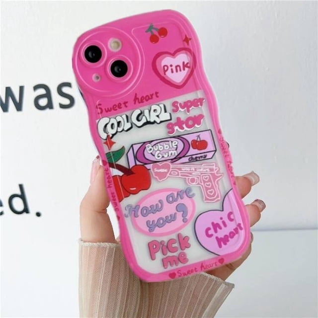 Carcasa Para Teléfono Xiaomi Redmi 6A 9A 4A 5A 9C 8 10C K20 K30 Note 11 Pro 10S 11S 8 9 9S 5A Y1 10 5G Funda Protectora De Cámara De Corazón Dulce Rosa Roja Suave Transparente De Dibujos Animados