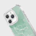thumbnail image 4 of Caseco iPhone 15 Pro Case With Mag-Safe - Green Flower, 4 of 5