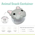 thumbnail image 4 of Melii Animal Snack Container for Toddlers and Children, Bulldog, 7.84 oz / 232 ml, 4 of 7