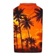 thumbnail image 5 of Cameland Men's Hooded Tank Top 3D Non Positioning Sunset Tree Print Sleeveless Head Drawstring Pocket Tank Top Casual T-Shirt Top, 5 of 5