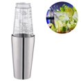 thumbnail image 1 of Taza de acero inoxidable de 700 ml + vaso de 400 ml, apta para alimentos, elegante coctelera con caja de regalo", 1 of 5