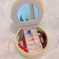 thumbnail image 4 of European Jewelry Box, Organizer Display for Rings Earrings Bracelet Girls Women Bedroom Room Decor Perfect Birthday Gifts - Chair Cream Yellow, 4 of 6
